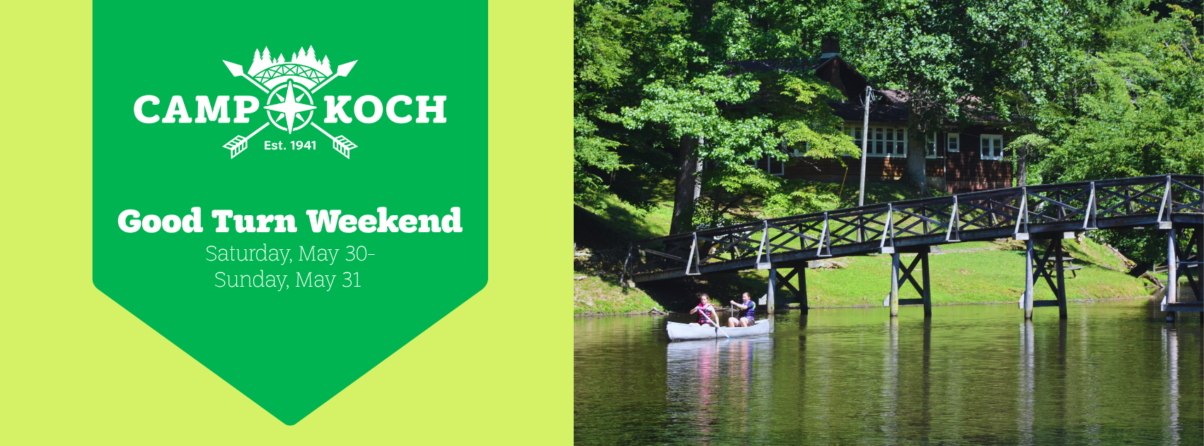Community Service Opportunity: Good Turn Weekend 2026  | Camp Koch